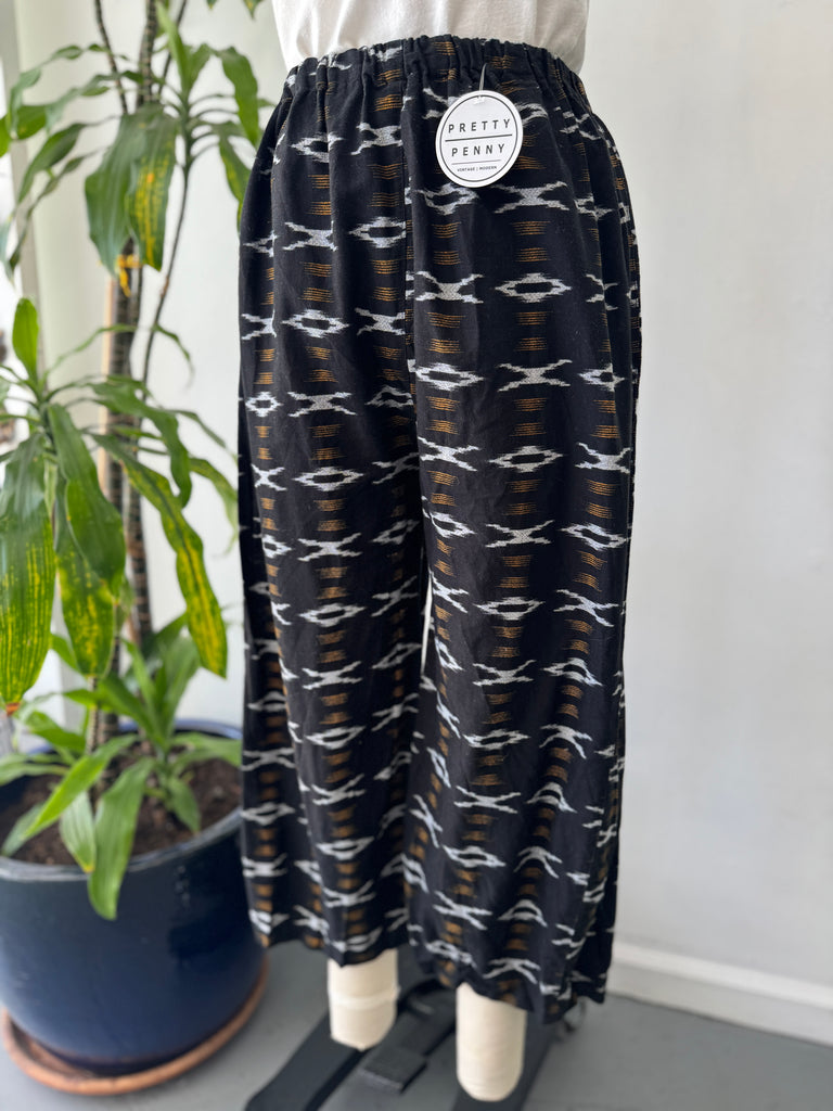 Printed cotton pants waist “26-40”