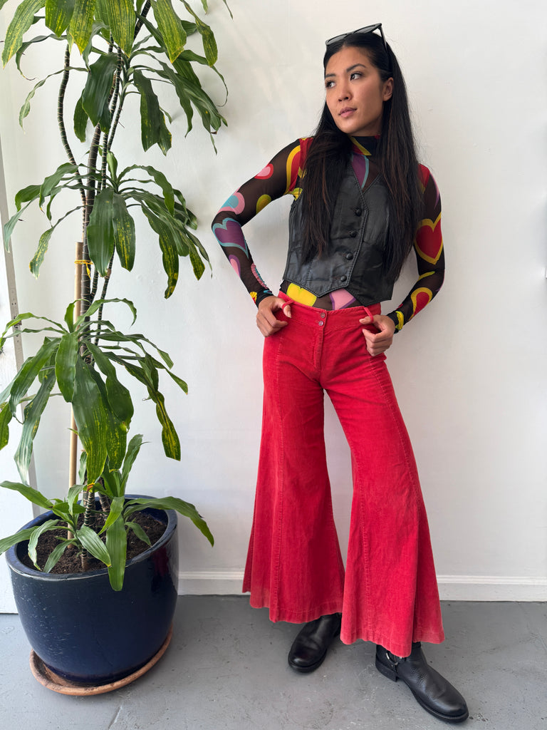 1970’s Alley Cat by Betsey Johnson pants | low waist “32”