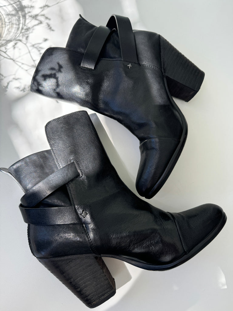 Designer Rag And Bone leather boots size 8.5