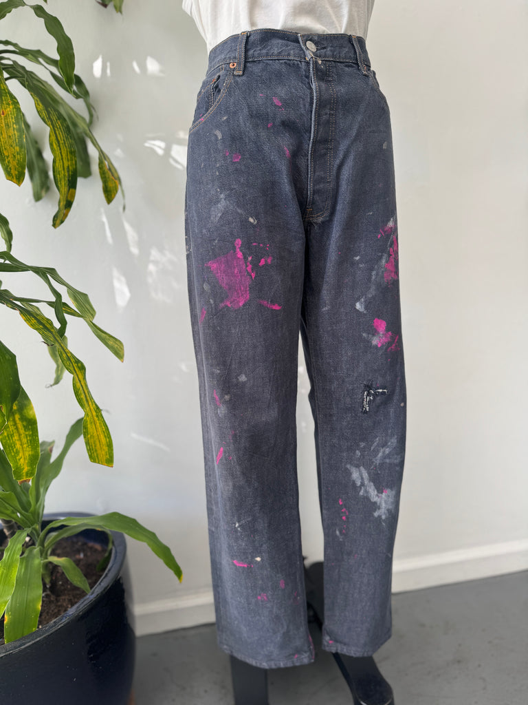 Levi’s European jeans artist paint waist “34/36”