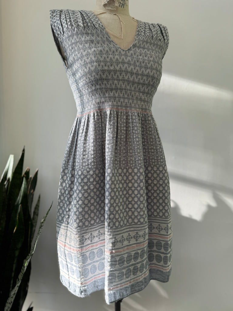 Pleated upper dress