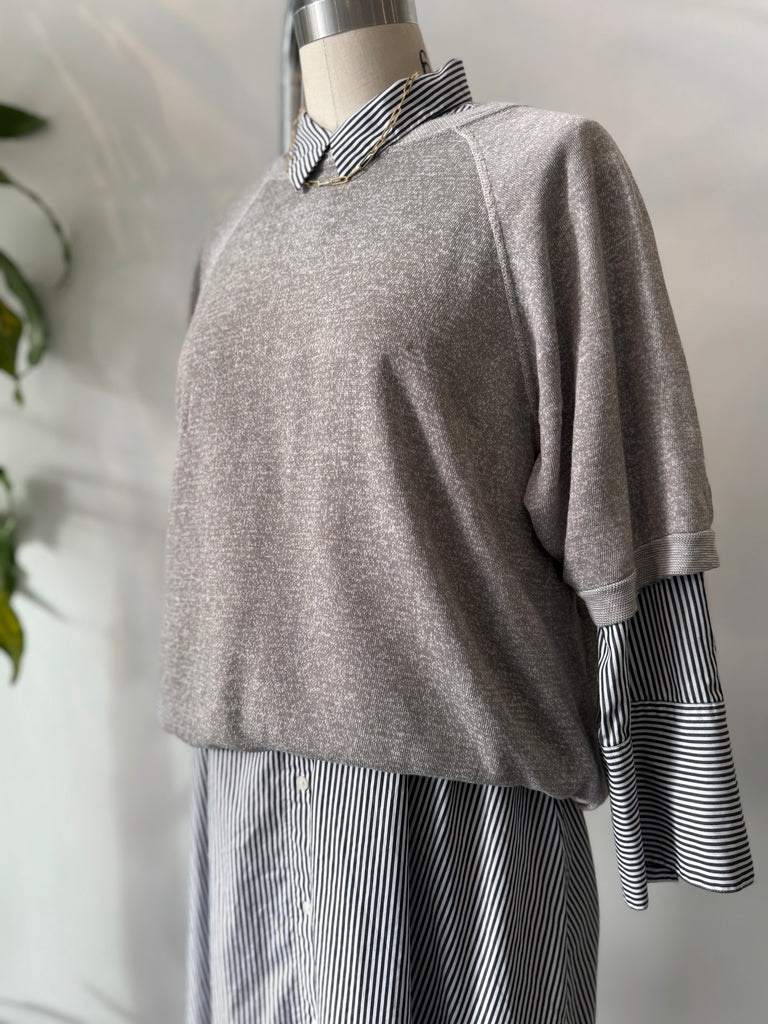 Vintage Heather gray raglan sweatshirt