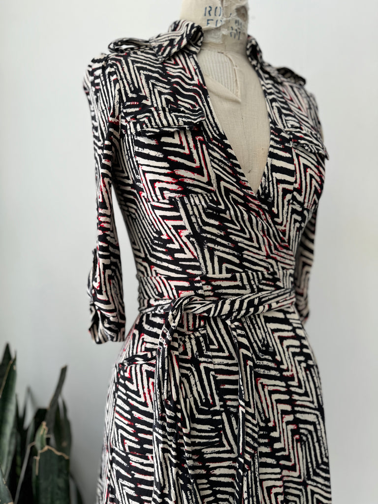 Designer DVF wrap dress