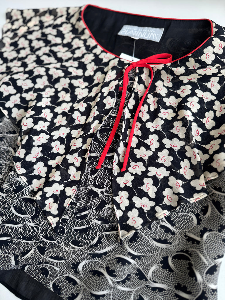 Vintage platinum Dorothy Schoelen top