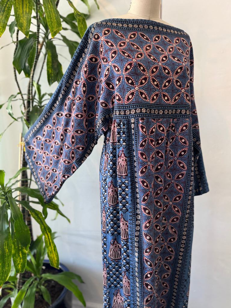 1970’s made in India  fabric cotton dress