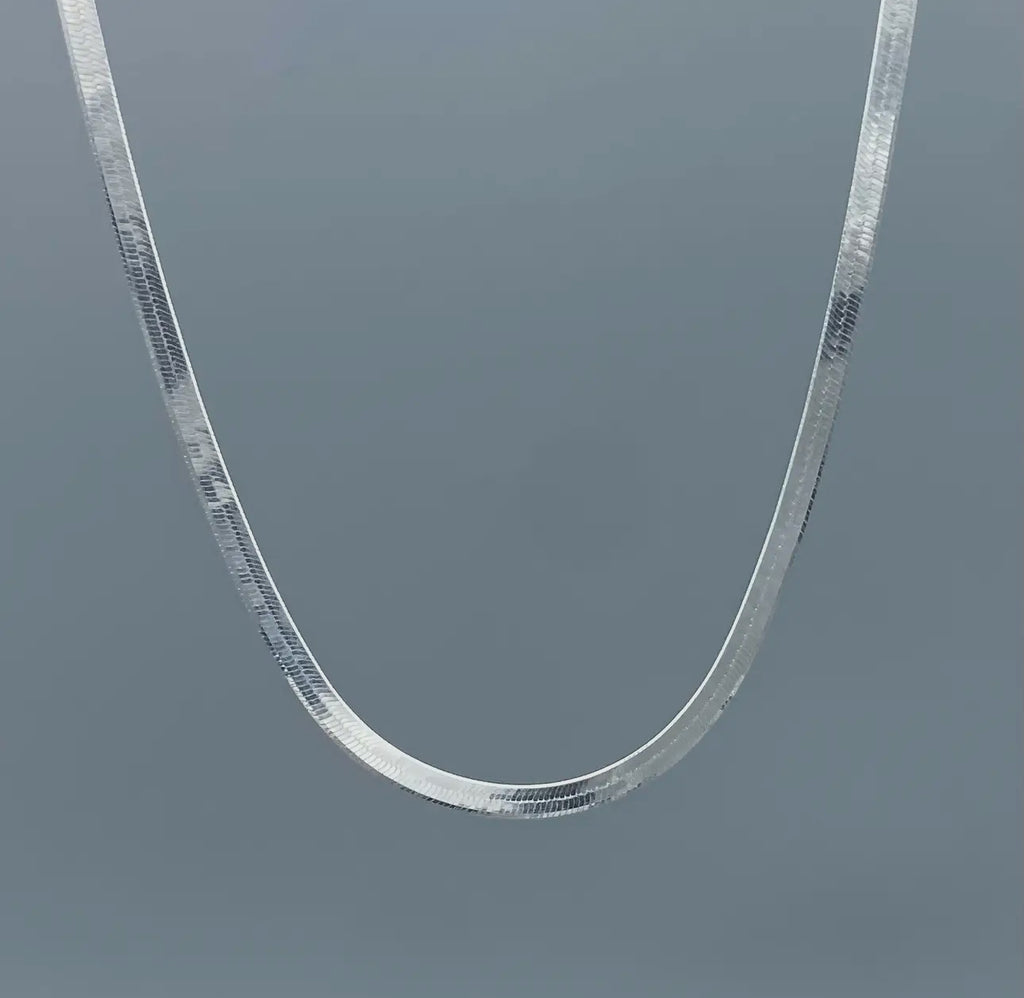 Sterling silver herringbone chain