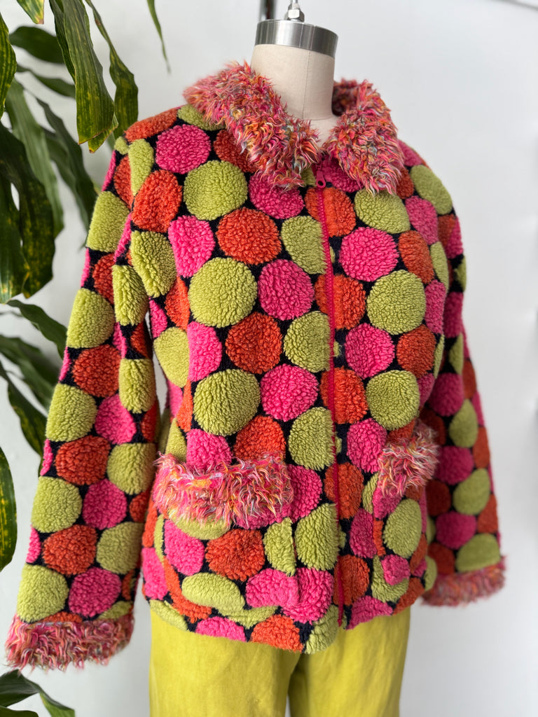 Fleece textured outerwear