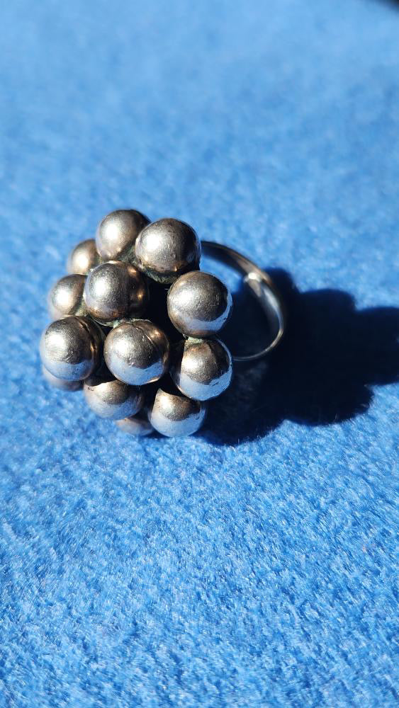Sterling silver adjustable ring