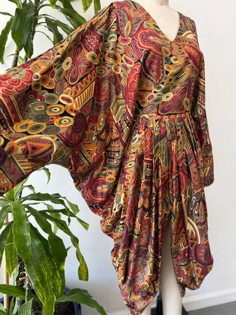 Vintage high drama dress