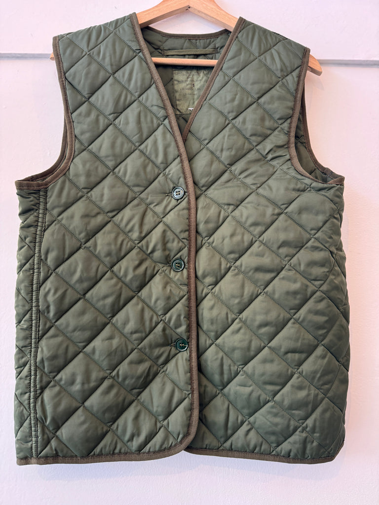 Vintage military quilted vest