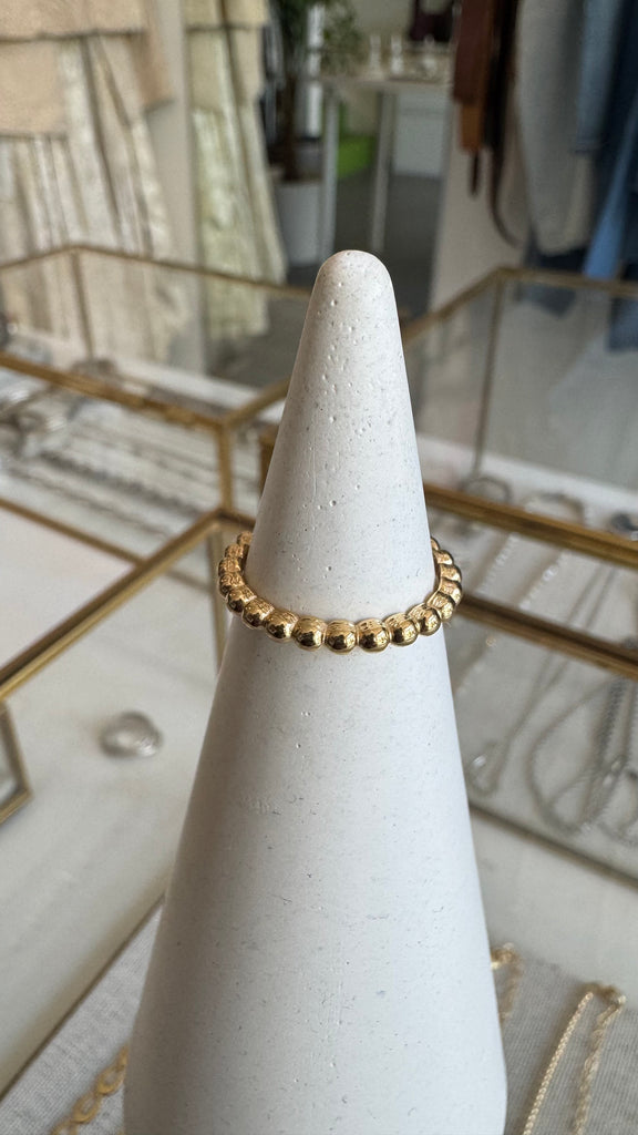 Beaded band ringing 6