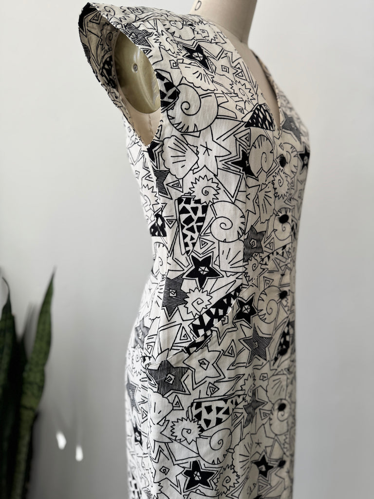 Vintage printed Dress