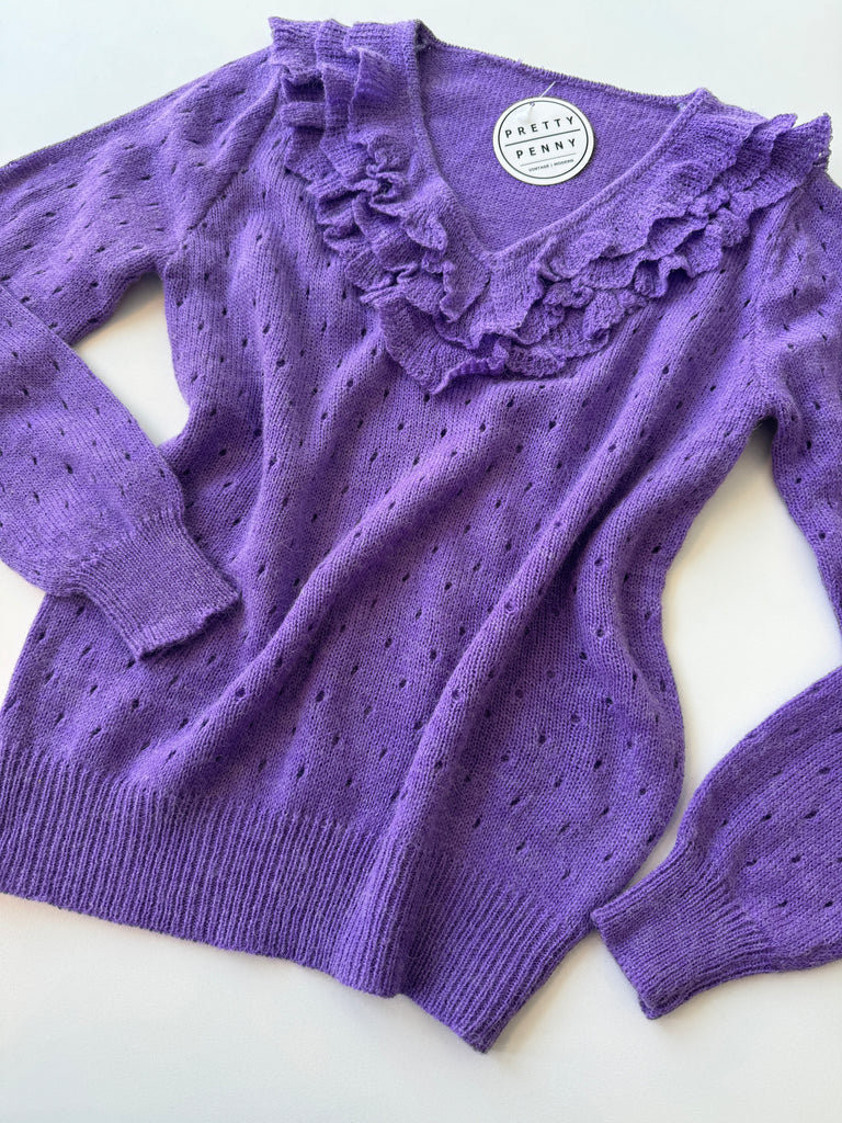 Vintage knit sweater top