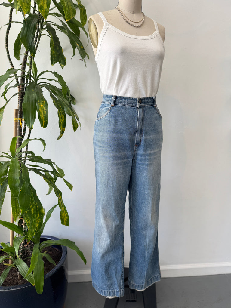 1970’s denim jeans waist “28”