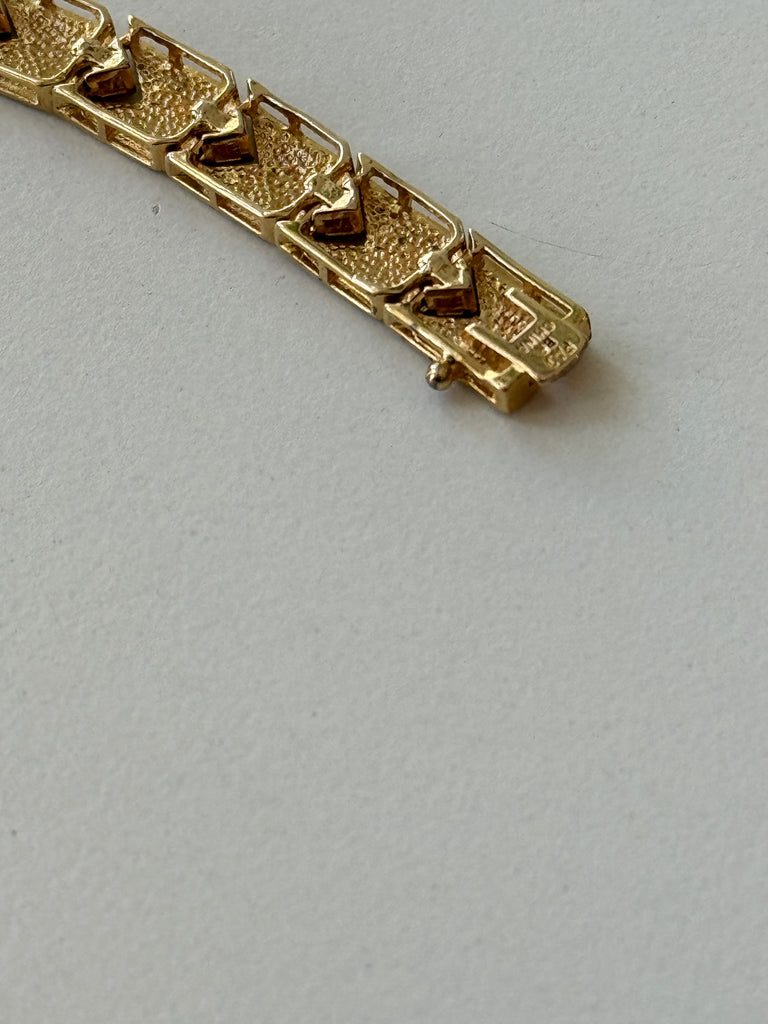 Vermeil gold plated bracelet