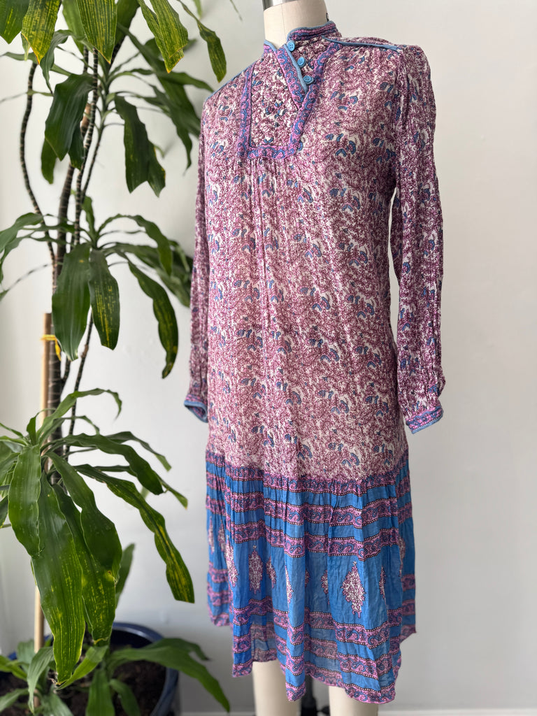 1970’s made in India cotton dress