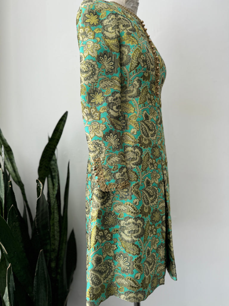 Vintage brocade dress