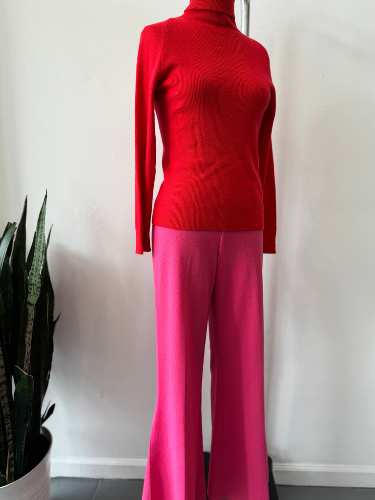 Pink Vintage bell bottom pants