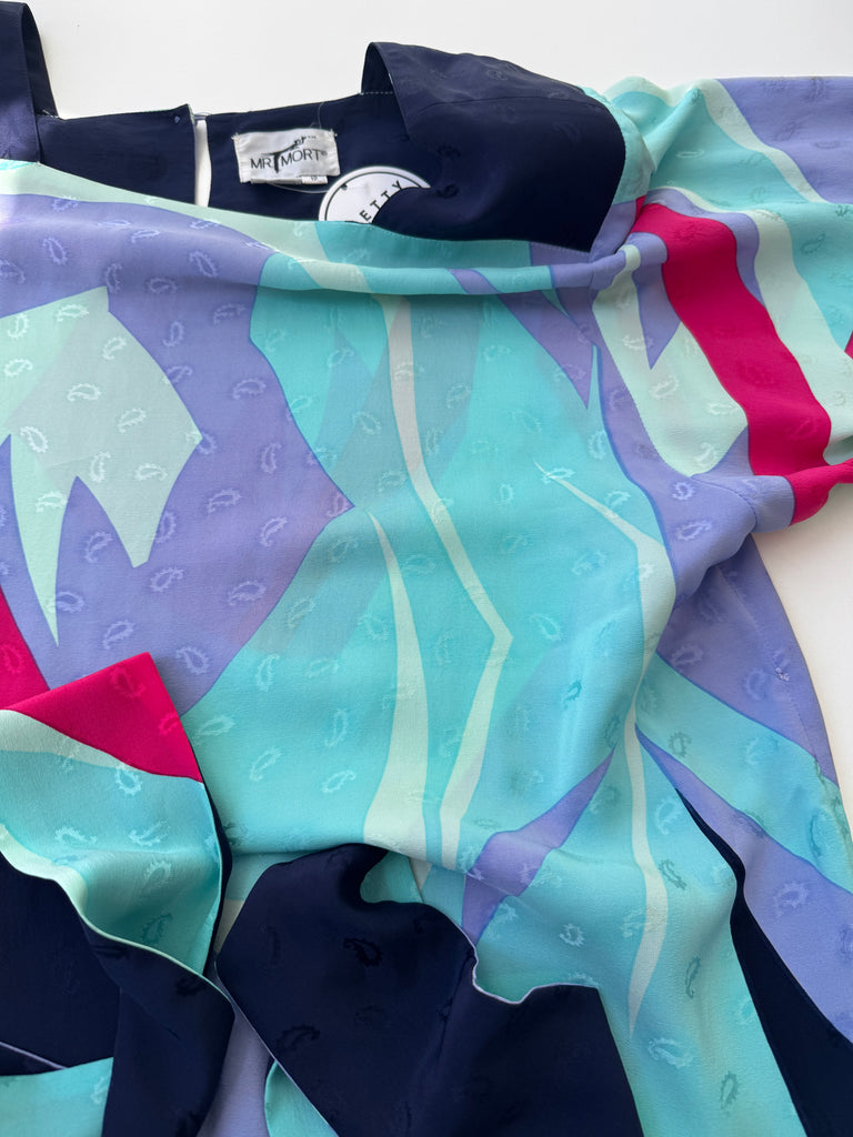 Vintage silk Mr. Mort dress