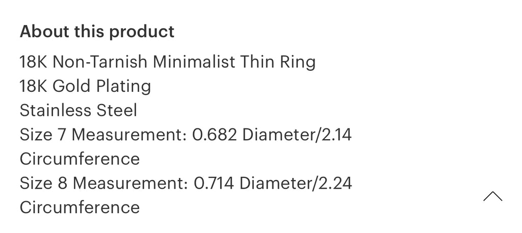 Minimalist thin ring