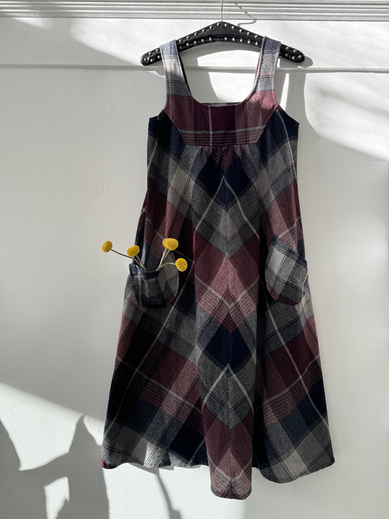 Vintage plaid Dress