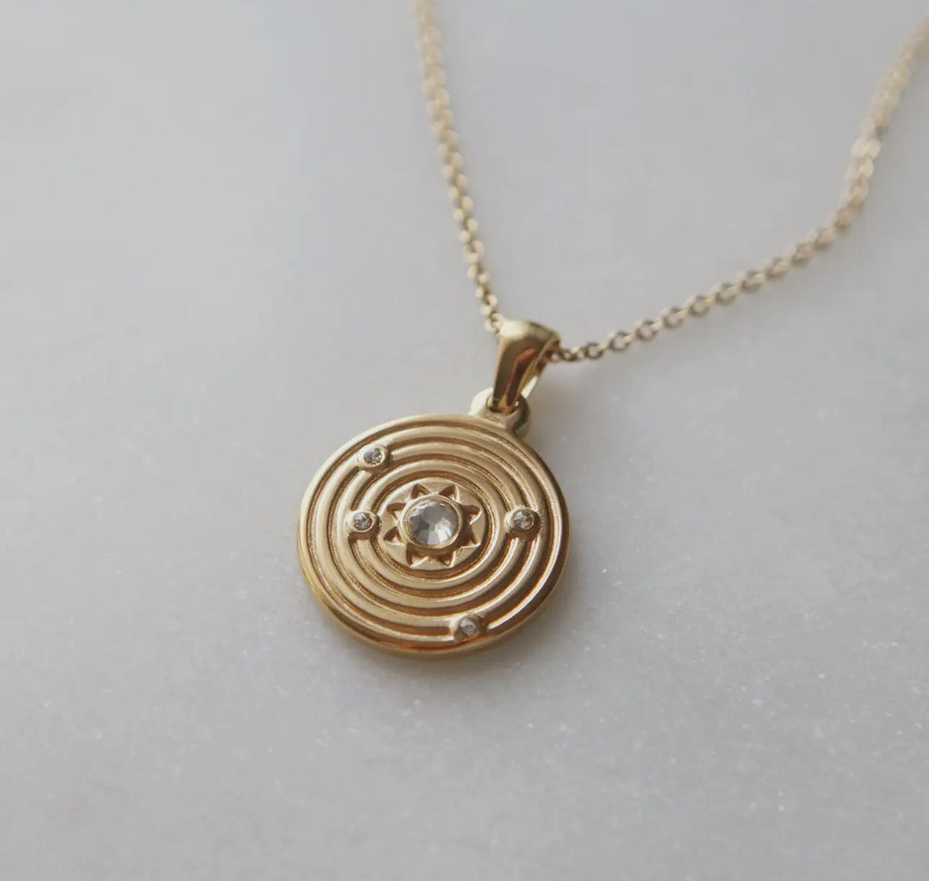 Celestial pendant necklace