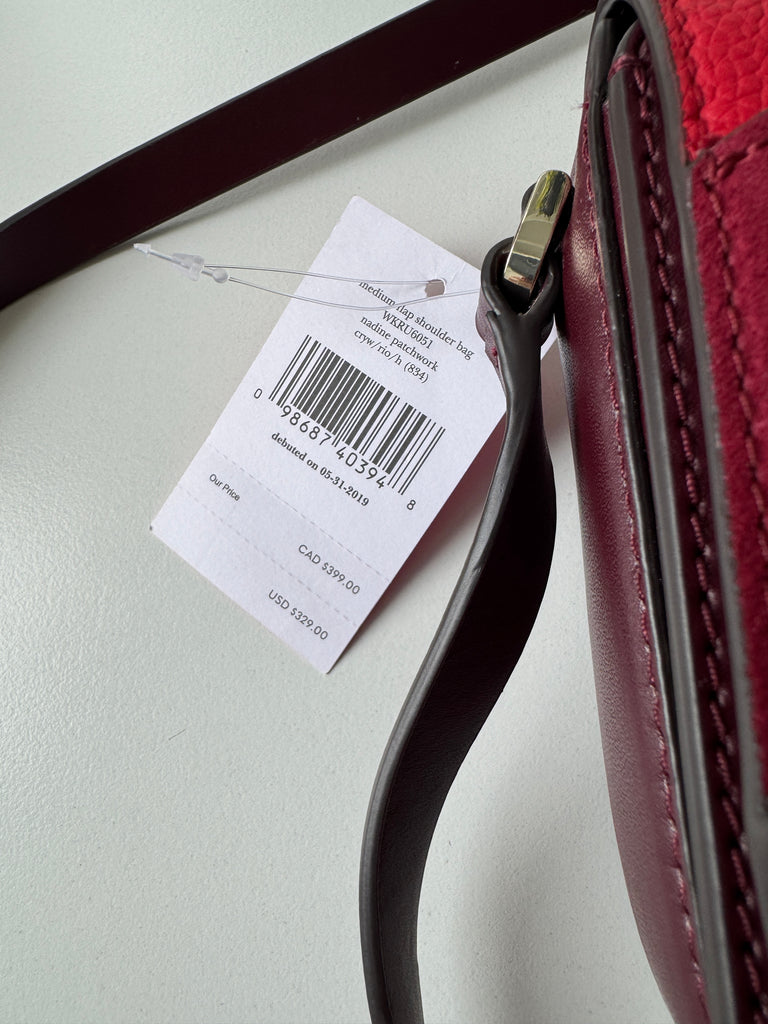 KATE SPADE leather/suede purse
