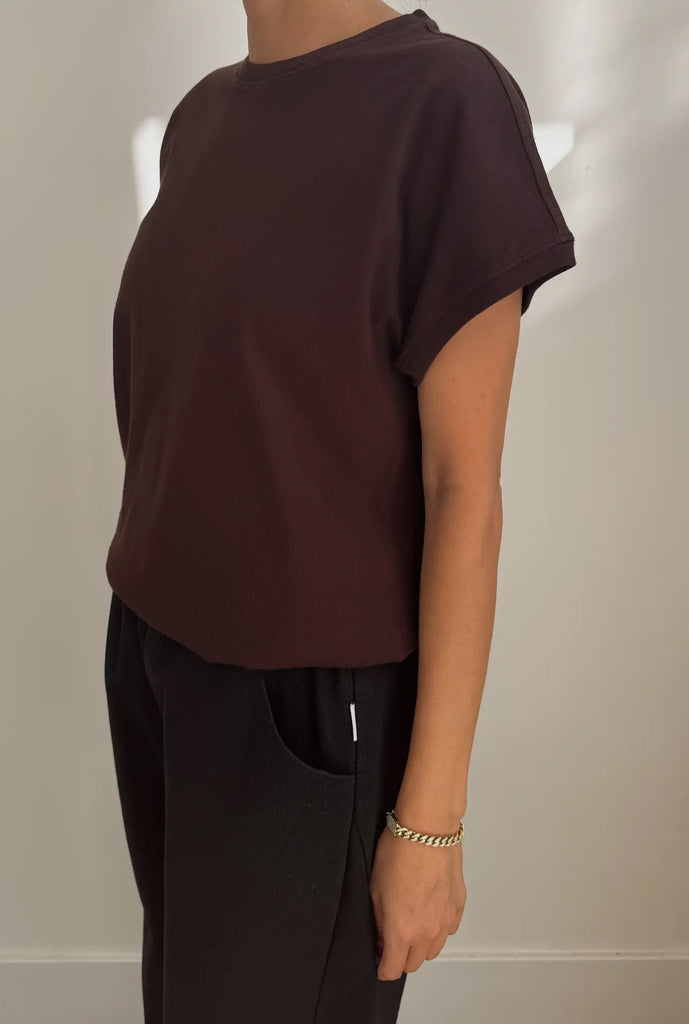 Le Bon Shoppe | ease tee | dark cacao