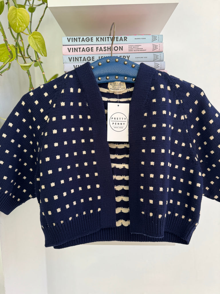 Vintage marchesa di Gresy I magnin wool bolero