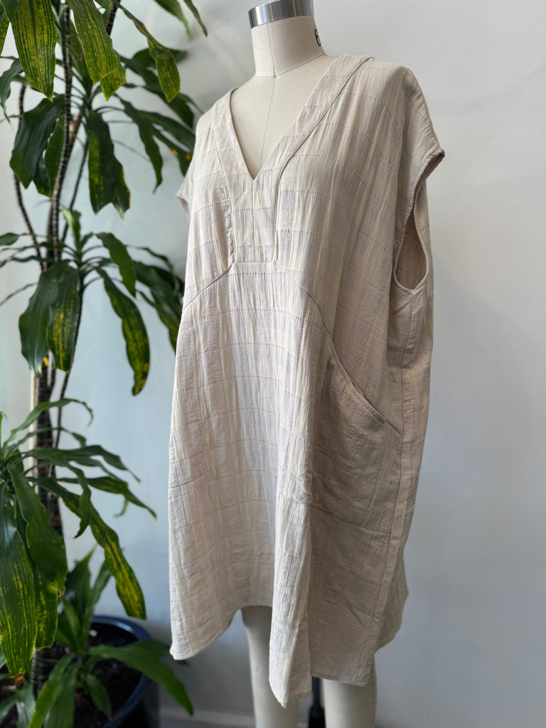 Curated oversized cotton dress