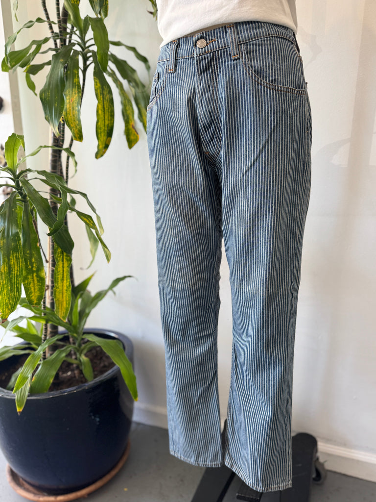 Vintage striped denim jeans 30 x 28