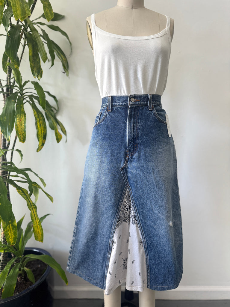 Handmade Levi’s skirt waist “34”