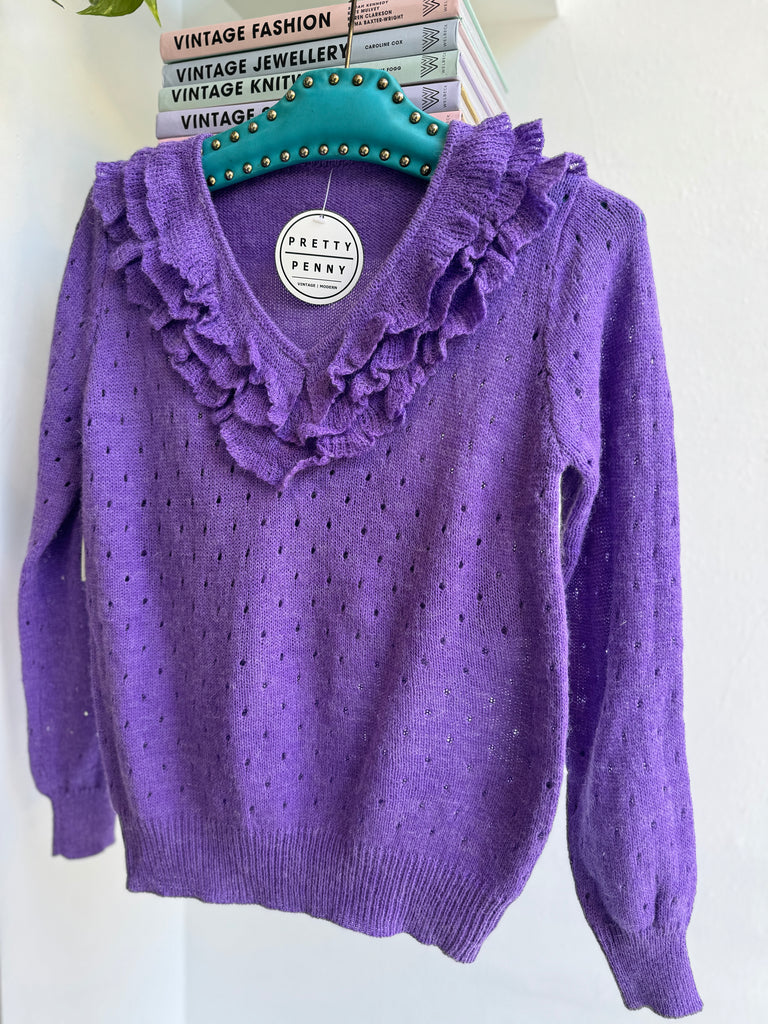 Vintage knit sweater top