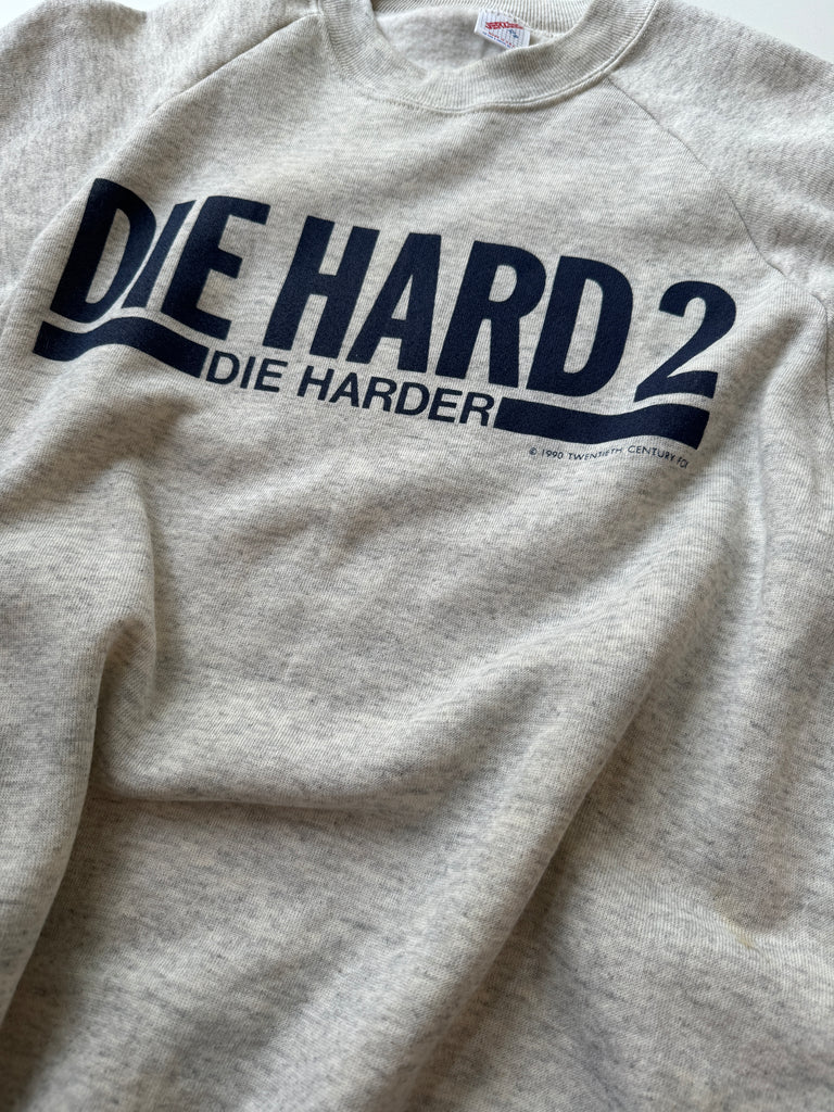 Vintage 1990 die hard | die harder raglan sweatshirt