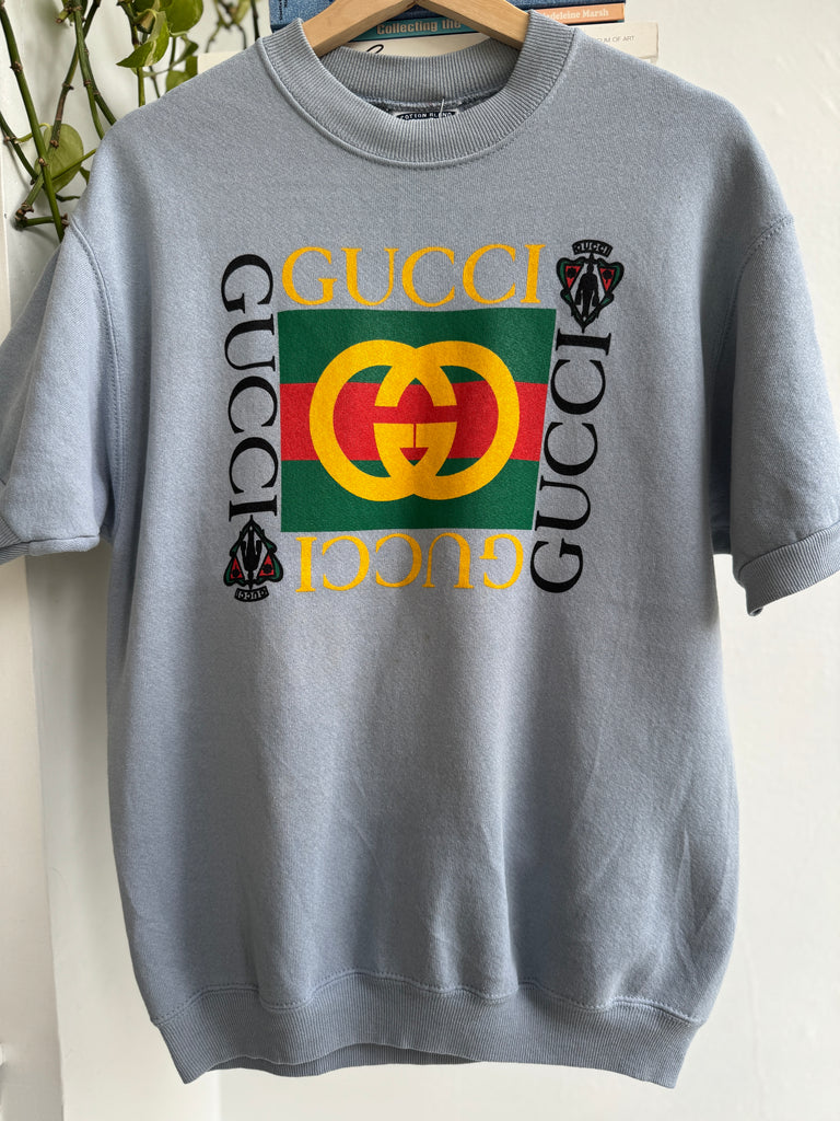 Faux vintage raglan sweatshirt