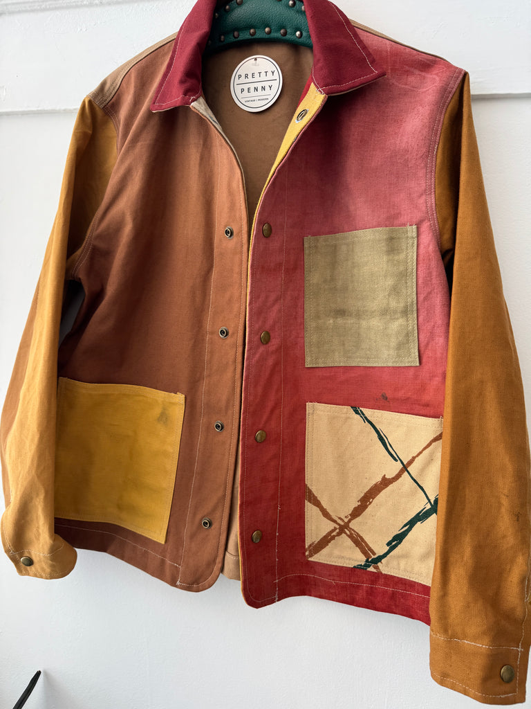 Handmade patchwork jacket