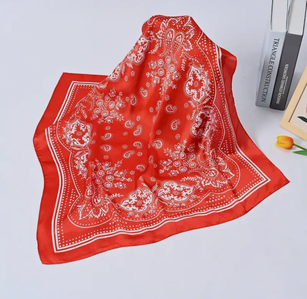 Soft lightweight bandana scarves