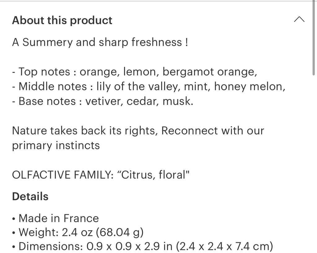 Maison MATINE French fragrance