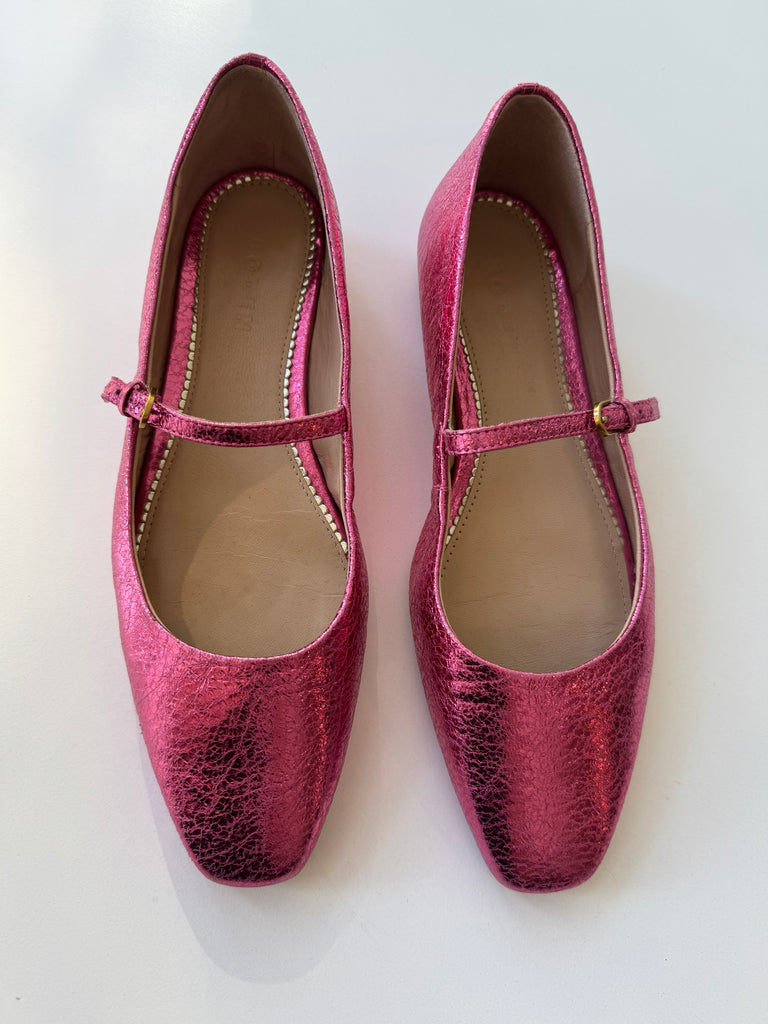 Metallic pink boden size 9
