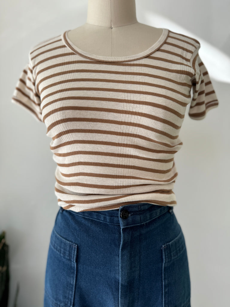 Soft cotton striped shirt