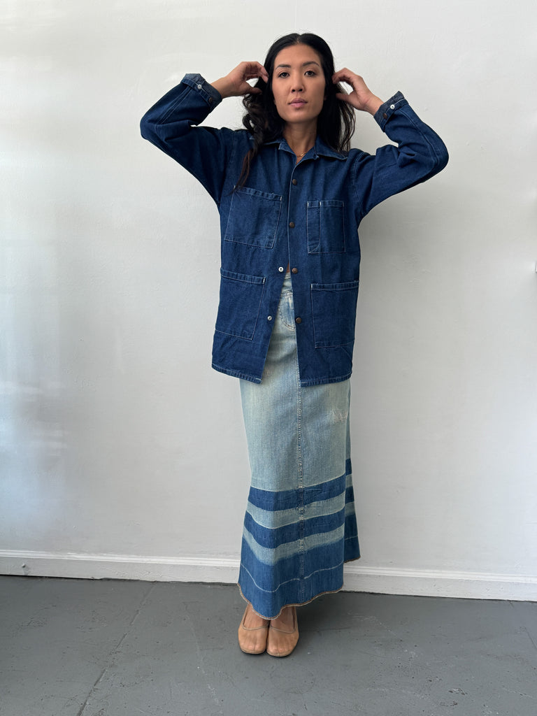 Denim cultura made in Italy denim skirt waist “28-30”