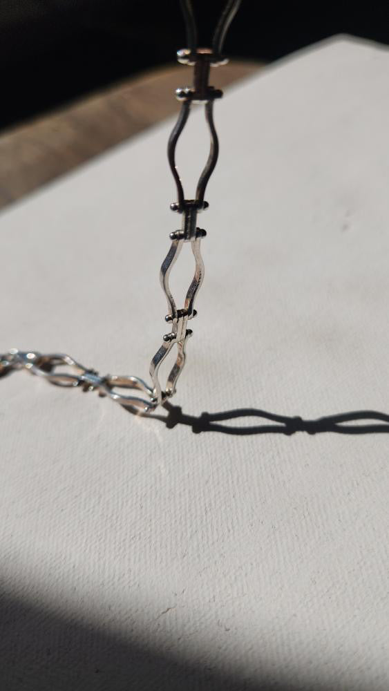 Vintage sterling Italian modernist bracelet