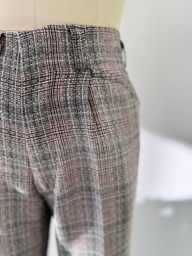 Vintage plaid pants “30”