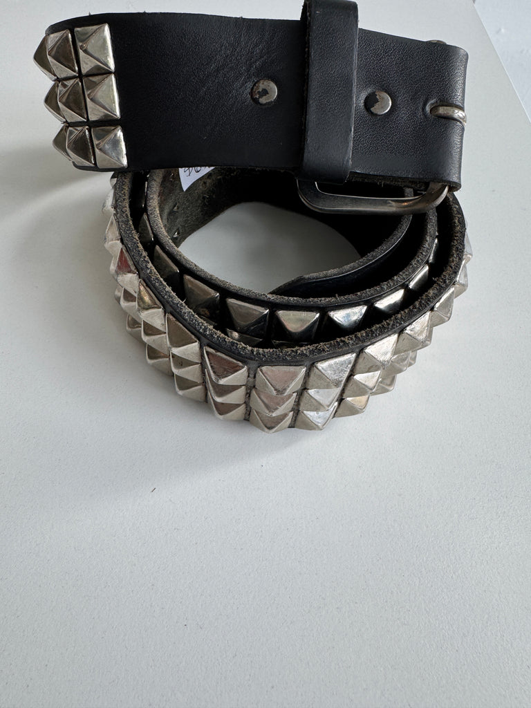 Vintage studded punk belt