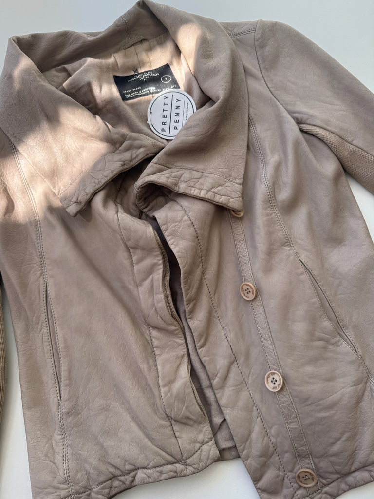 Designer leather ALL SAINTS jacket
