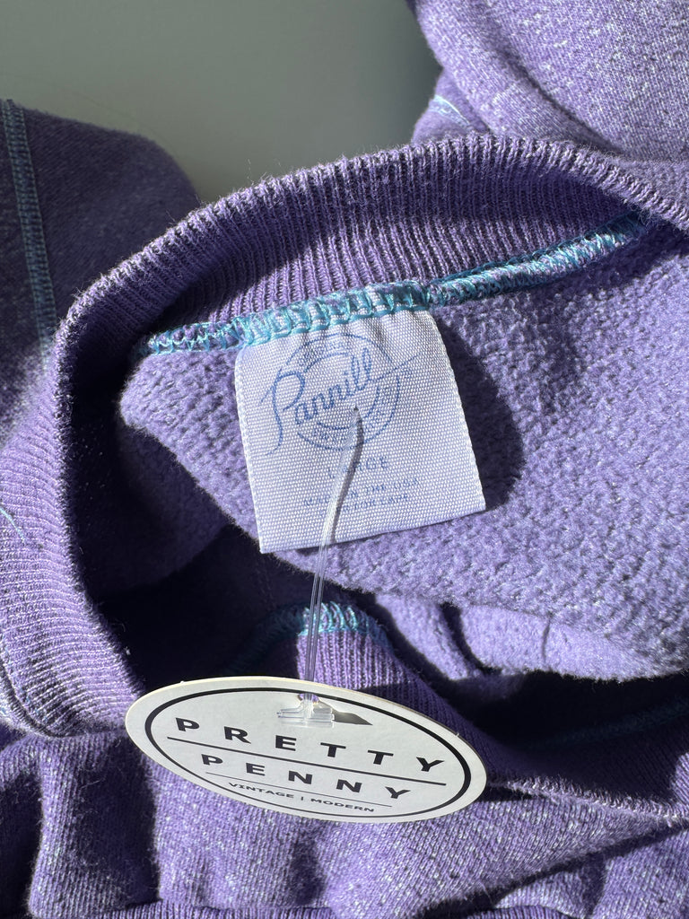 Vintage lavender raglan