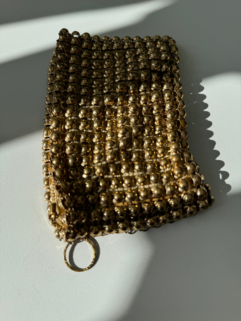 Vintage whiting and Davis mesh bag