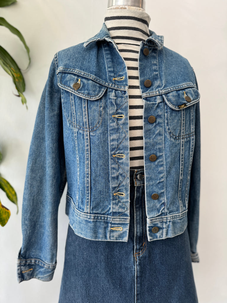 Vintage denim Lee riders jacket