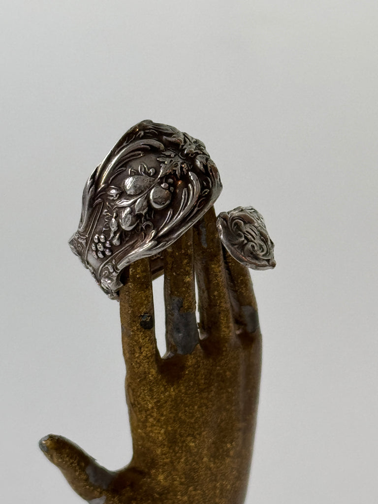 Sterling silver spoon ring size 8-9