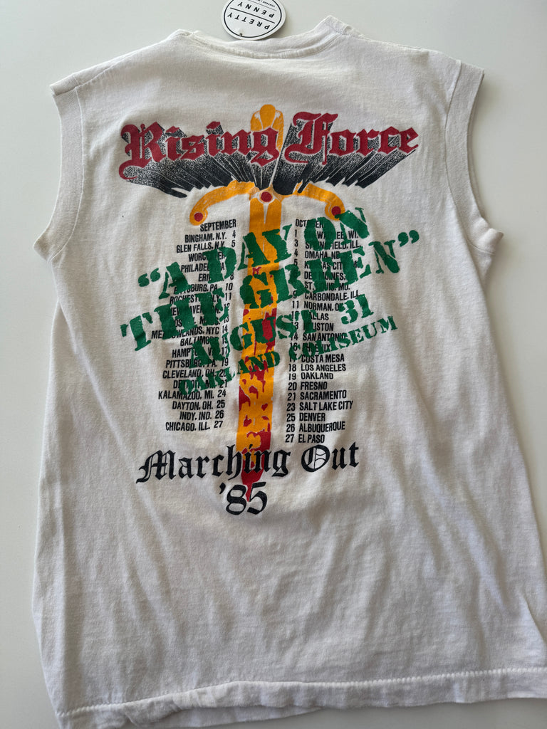 Yngwie J. Malmsteen’s tour 1985 rising force muscle T shirt